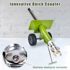 Stainless Steel Alloy Mini Cannon Model Firecracker Artillery Cannon With Wheels