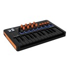 Arturia Minilab 3 Orange Edition Compact 25-key Midi Controller  Black   Orange