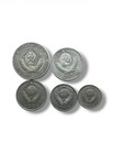 Ussr Soviet Coin Type Set 1 Kopek-1 Ruble Cccp Cold War Collection