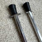 Pair Of Rogers Vintage 60s Swivo Swivomatic Era Bass Drum Hex Spur Legs - 9   