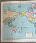 Vintage 1970 s Rand Mcnally Cosmopolitan World Map 34  X 51 