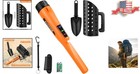 Full Waterproof Treasure Hunting Pinpointer With Sand Sifter Scoop   Shovel