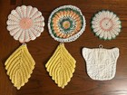 Group Of 6 Vintage Hot Pad Pot Holders