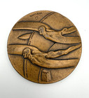 Olympiad Of The Air National Air Races Chicago Illinois Bronze Art Deco Medal