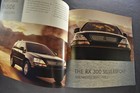 2001 Lexus Brochure Rx300 Silversport Es300 Coach Edition Excellent Original 01