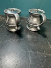 Vintage Wilton Armetale Rwp Pewter Salt And Pepper Shakers Usa Rustic Country