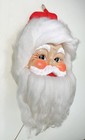 Vtg Wall Santa Head Face 10    X 6    Christmas Wall Decor   Non-functioning