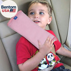 Seat Belt Pillow For Kids  Extra Soft Toddler Travel Pillow For Car Seat  Univer