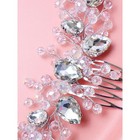 Bride Wedding Hair Comb Rhinestone Bridal Hair Accessories Flower Hair Piece