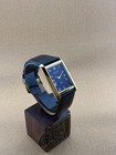 Rare Gold Blue Vintage Seiko Slim Quartz Men   s Wrist Watch