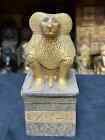 Authentic Ancient Egyptian Antiquities Rare Statue Of God Baboon Hapi Egypt Bc