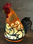 Cracker Barrel Lighted Rooster Glitter Snow Globe Farmhouse Whimsical Decor