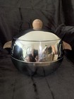 Vintage West Bend Penguin Hot Cold Server Ice Bucket Chrome - 1960   s