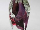 1990 Studio Art Glass Paperweight Perfume Bottle