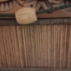 Vintage Japan  Wooden Hand Loom With Floral Carving For Tapestry Fabric 24  
