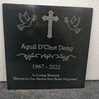 Elegant Granite Memorial Stone Engrave Headstone For Cemetery Grave  Home 12x12
