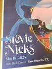 Official Rare Stevie Nicks Concert Poster San Antonio Tx May 2024 Screen Print