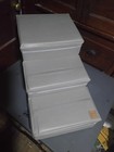 Portable Dog Stairs Pet 3 Steps For Bed Sofa Cats Ladder Ramp