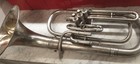Vintage King By H n  White Co  Silver Baritone Horn W  Detachable Bell Clev-d O