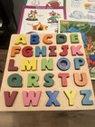 Lot Of 11 Vintage Puzzle Patch Picture Preschool Puzzles Playskool   Alphabet