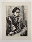 Marion Greenwood  1909-1970   hong Kong Girl  1948 Aaa Signed Lithograph Wpa