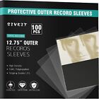 50 Plastic Outer Sleeves Vinyl Record Lp Album Plastic Covers 4 Mil 
