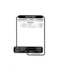 Pull Tab Tickets - Jar Tickets - Game - Lucky Deal 10 020 Ct