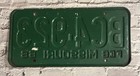 1968 Missouri Automobile License Plate Bc4-923