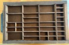 Rare Small Antique Hamilton Wooden Printers Tray Drawer Letterpress Display Box