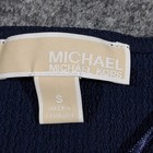 Michael Kors Navy Blue V-neck Flutter Sleeve Ring Top Womens Small Ms150772c9