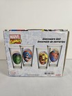 Marvel Comics Zak  Glassware Set Spider-man Hulk Iron Man Captain America 16oz