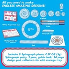 Spirograph Design Tin Set Original Super Deluxe Toy Kids Art Case Travel Best