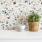 Seamless Resuable Plastic Wall Stenciltemplate 25 6 x37 4  Allover Terrazzo