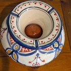 Serghini Handmade Ceramic Pottery Ashtray Decorative Safi Round Multicolor