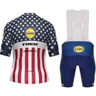 2026 Men s Team Lidl Cycling Jersey Bib Shorts Cycling Strap Shorts Jersey