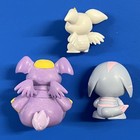 Neopets Figures Vintage Pvc Kacheek Fairy Feloreena Purple Elephante 2    Mini Lot