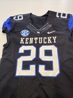 Game Worn Used Kentucky Wildcats Football Jersey Nike Size 42  29