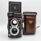 Yashica-mat Lm Tlr Camera Copal Mxv W  Yashinon 80mm F3 5 f3 2 Twin Lenses  Case