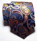 New Classic Paisley Black Blue Gold Purple Jacquard Woven Silk Men s Tie Necktie