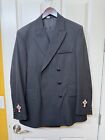 Regulation Sir Knight Templar Uniform Suit Double Breasted Coat Pants 42 Regular