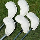 Magnetic Golf Iron Covers 10 Pcs Pu Leather Easy Off on Protective Headcovers