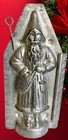 9    Father Christmas Santa Antique Chocolate Mold Vintage