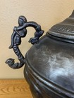 Vintage Art Deco Mermaid Footed Vase Tureen Urn Bowl Mermaid Handles Nouveau 