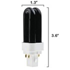 2 Pack Replacement Light Bulbs For Dynatrap Dt1050 41050 1 2 Acre Uv From Usa