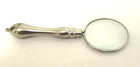 Vintage Silver Round Desk Magnifying Glass 