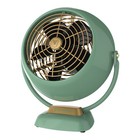 Vintage Air Circulator Fan - Vornado Style  Green  Compact Design  Quiet Operati