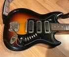 Vintage Hagstrom Iii Sunburst Electric Guitar   Major Player Mojo 