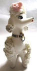 Vintage 1950s Spaghetti Porcelain French Poodle Gold Trim 5 