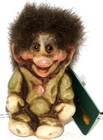 Vintage Fosse Troll  119 Figurine Made In Norway With Tag