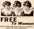 1905 Quack Medicine Advertisement Develop Women Bust Tonic Antique Print Ad